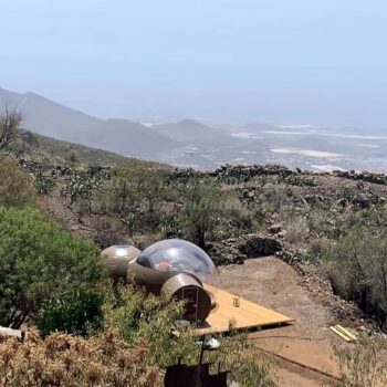 خيمة 1-5000 خيمة فقاعية بنية اللون