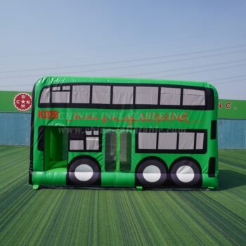 T2-3260 Casa gonfiabile a forma di autobus con scivolo