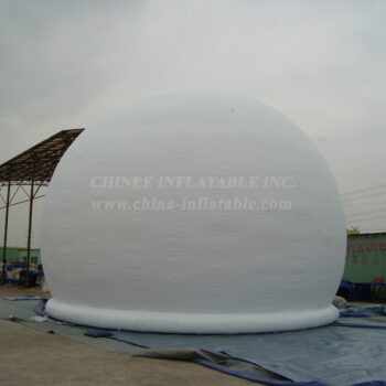 Tent1-4596 Inflatable Dome Tent With Channel