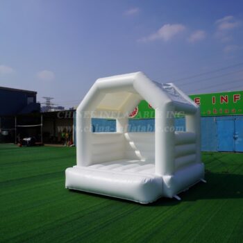 T2-3553B White Wedding Bounce House