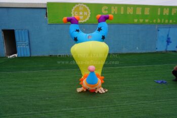 زي المهرج القابل للنفخ CARTOON2-120 القابل للنفخ