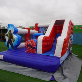 T2-8105B Marvel Super Hero Bouncy Caste With Slide
