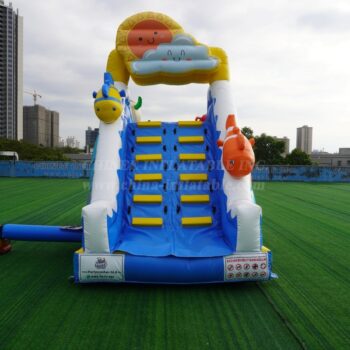 T8-4400B Tobogán acuático hinchable temático Underwater World