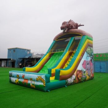 Escorrega seco insuflável