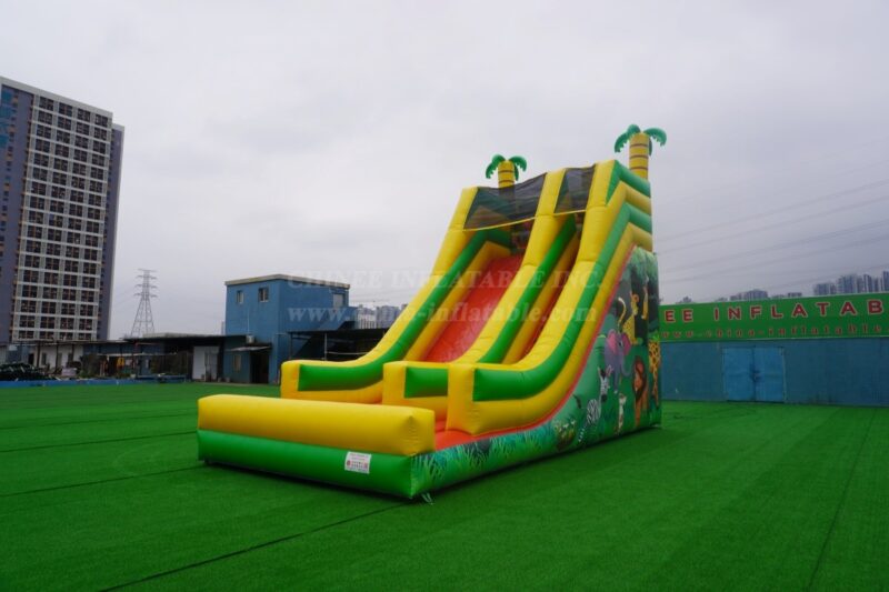 Escorrega seco insuflável