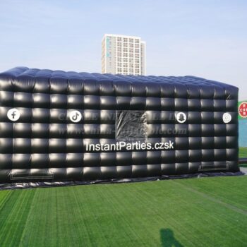 Tent1-704D Black Party Tent Inflatable Cube Tent