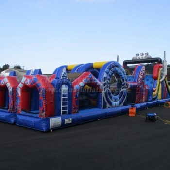 Course d'obstacles gonflable