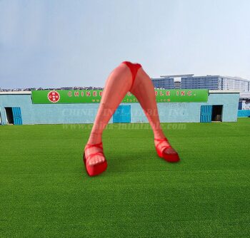 S4-555 تمثال عرض أزياء عملاق قابل للنفخ لتزيين الحفلات قابل للنفخ ومثير