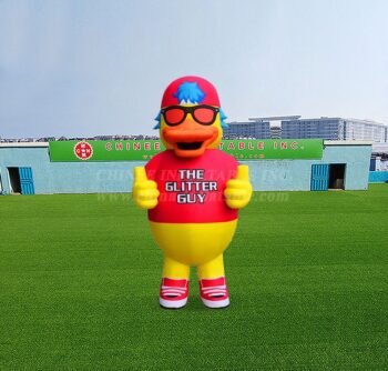 S4-642 Fato insuflável de pato palhaço para exterior