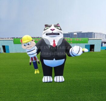 S4-735 Inflatable Cartoon Black Cat Costume