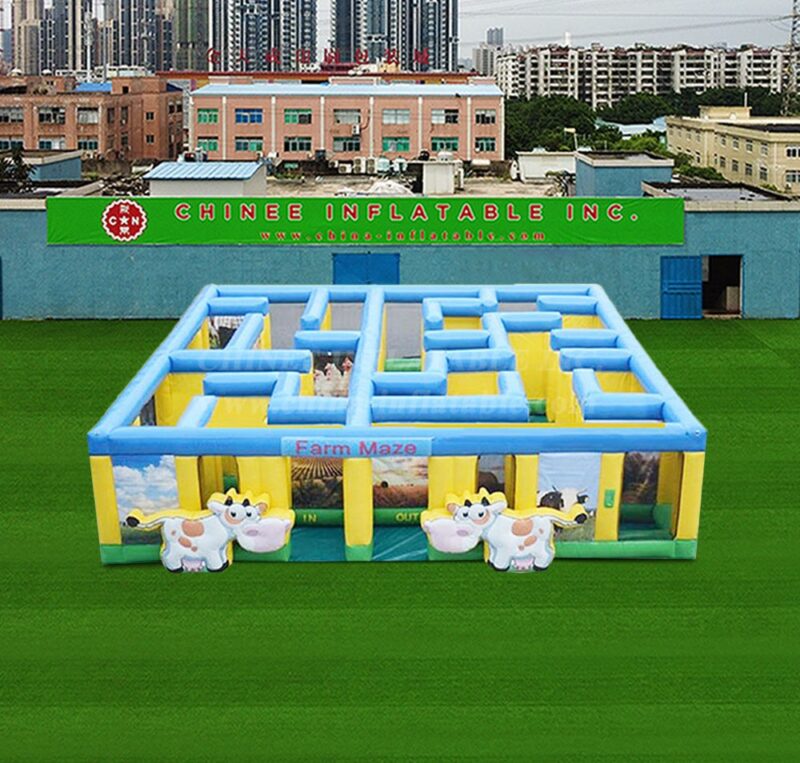 Tunnels et labyrinthe gonflables