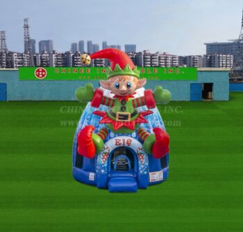 T2-7015 Casa di rimbalzo dell'elfo di Natale