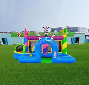 T2-7065 Parque infantil XL Fiesta hinchable