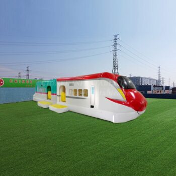 Corsa gonfiabile impegnativa