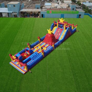 Course d'obstacles gonflable