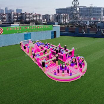 Corsa gonfiabile impegnativa