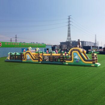 Course d'obstacles gonflable