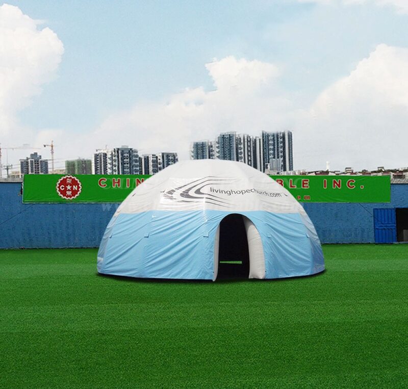 Tenda insuflável para aranhas