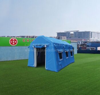 Tent1-4447 Tente médicale gonflable bleu