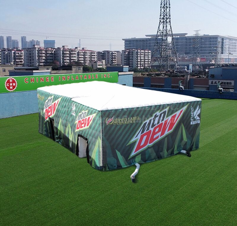 Tente cube gonflable