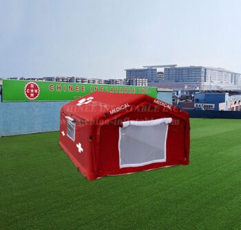Tent1-4567 Tente médicale rouge