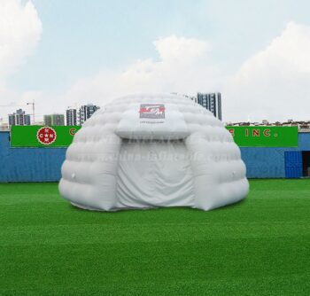 Tent1-4575 Cúpula insuflável gigante branca