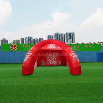 Tenda insuflável para aranhas