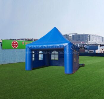 Tent1-4592 Blue Event Tent With Windows