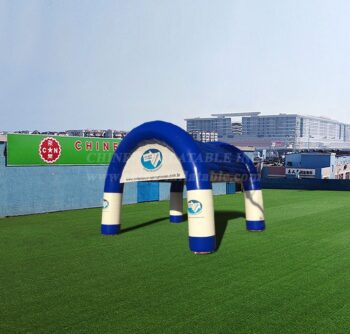 Tent1-4624 Custom Logo Arched Inflatable Kiosk