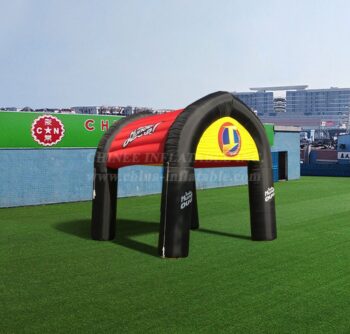 Tent1-4632 Black Arch Advertising Campaign Inflatable Kiosk