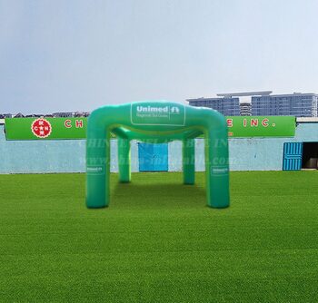 Tent1-4639 Green Event Kiosque gonflable