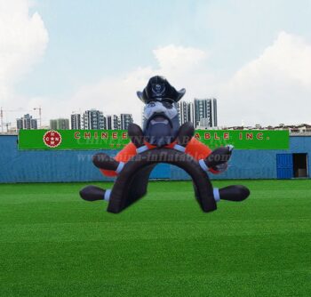 Tente1-4662 Pirate Tunnel sportif gonflable