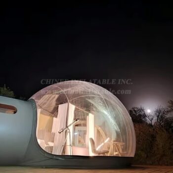 خيمة 1-5000 خيمة فقاعية بنية اللون