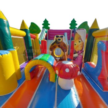 T6-846 Masha And The Bear Bouncy Castle
